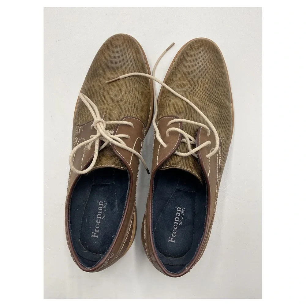 Freeman‎ Men's Dress Shoes Brown Casual Leather